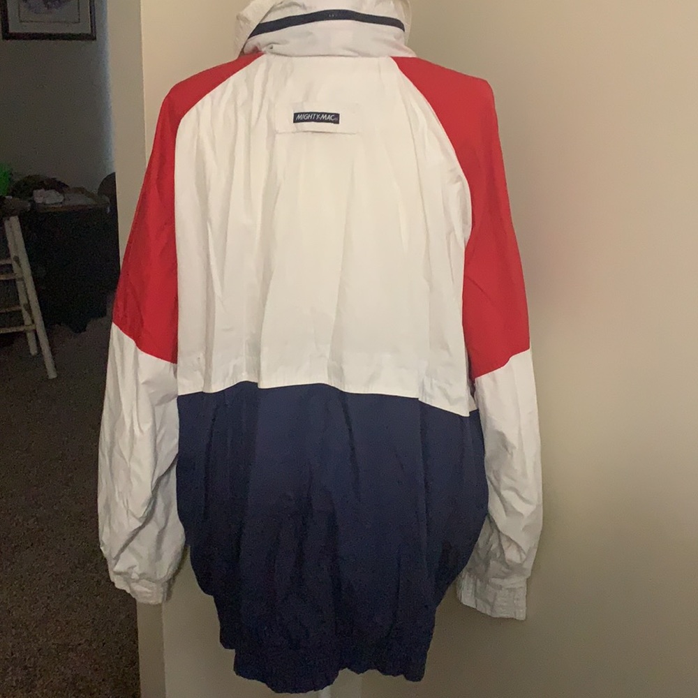 Vintage Mighty Mac Bomber Jacket Windbreaker 2x - image 5